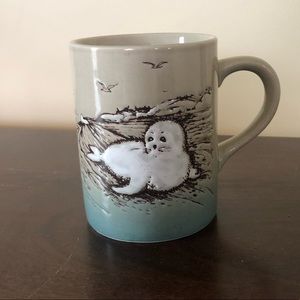 Vintage Down East Crafts Baby Harp Seal 8oz Mug